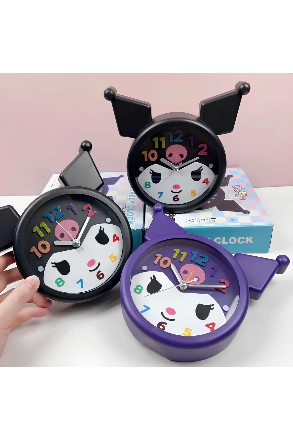 Kuromi Masa Üstü Çalar Saat Alk3062