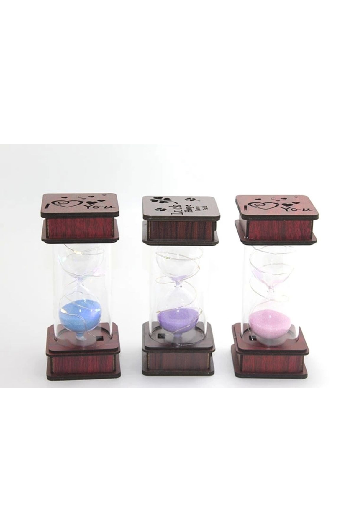 Ahşap Ledli Kumsaati  