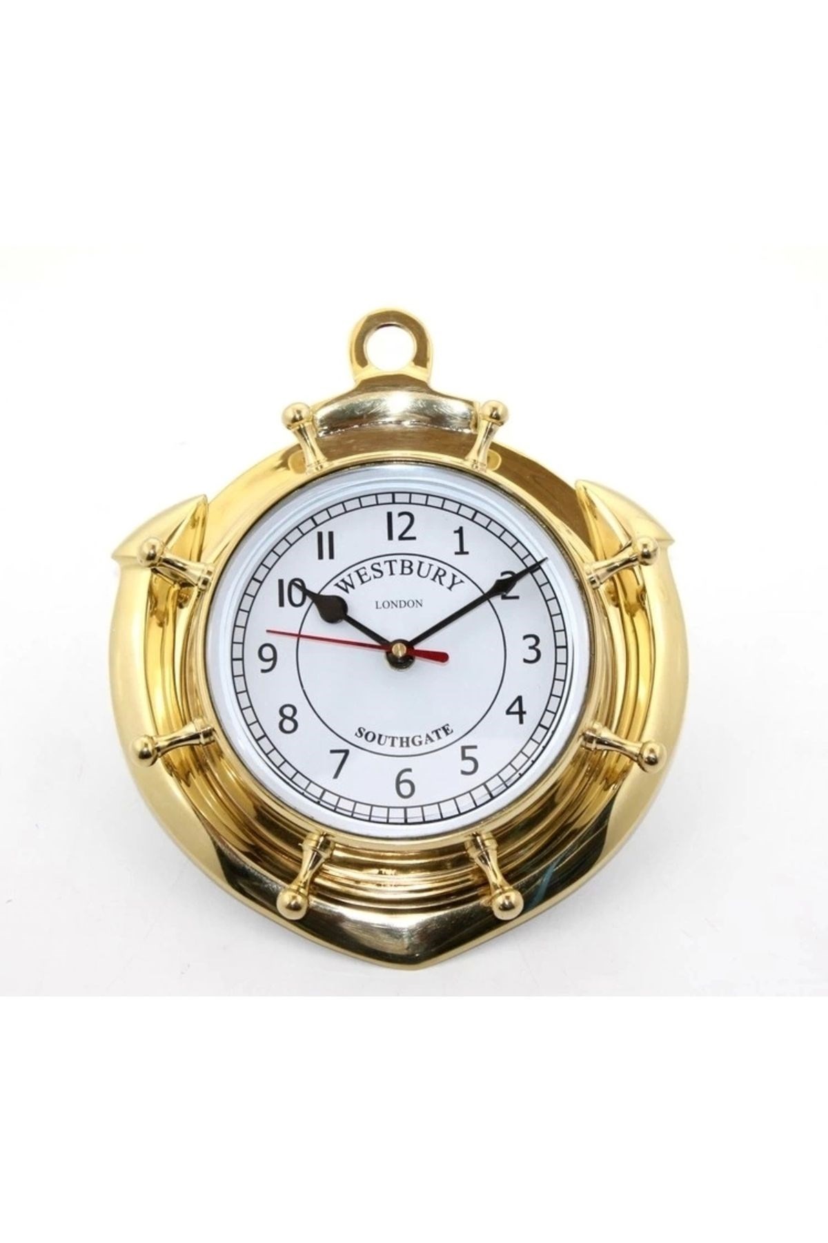 Brass Wall Suspended Anchor Clock Ksk2049