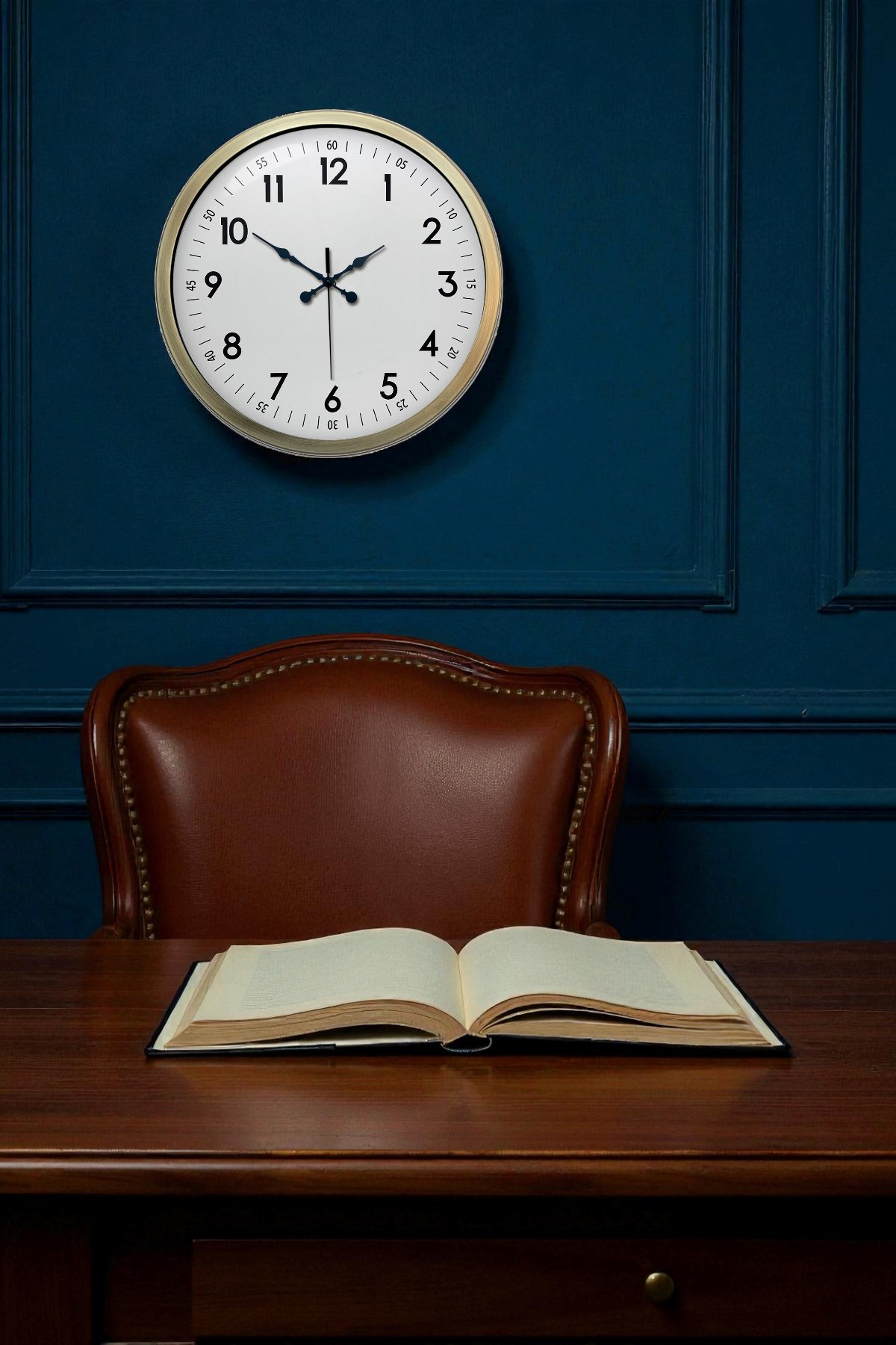 Zentime 40 Cm Eskitme Vintage Duvar Saati