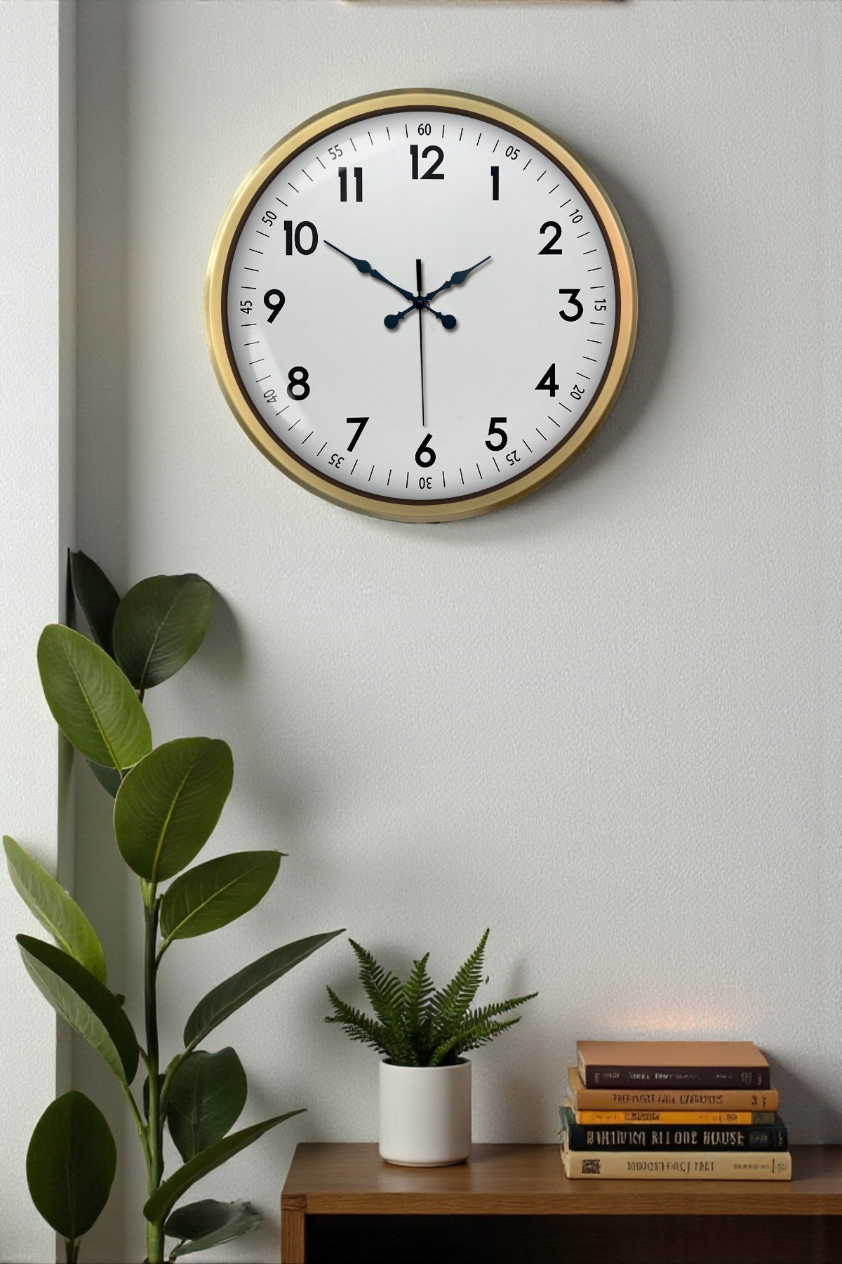 Zentime 52 Cm Eskitme Vintage Duvar Saati