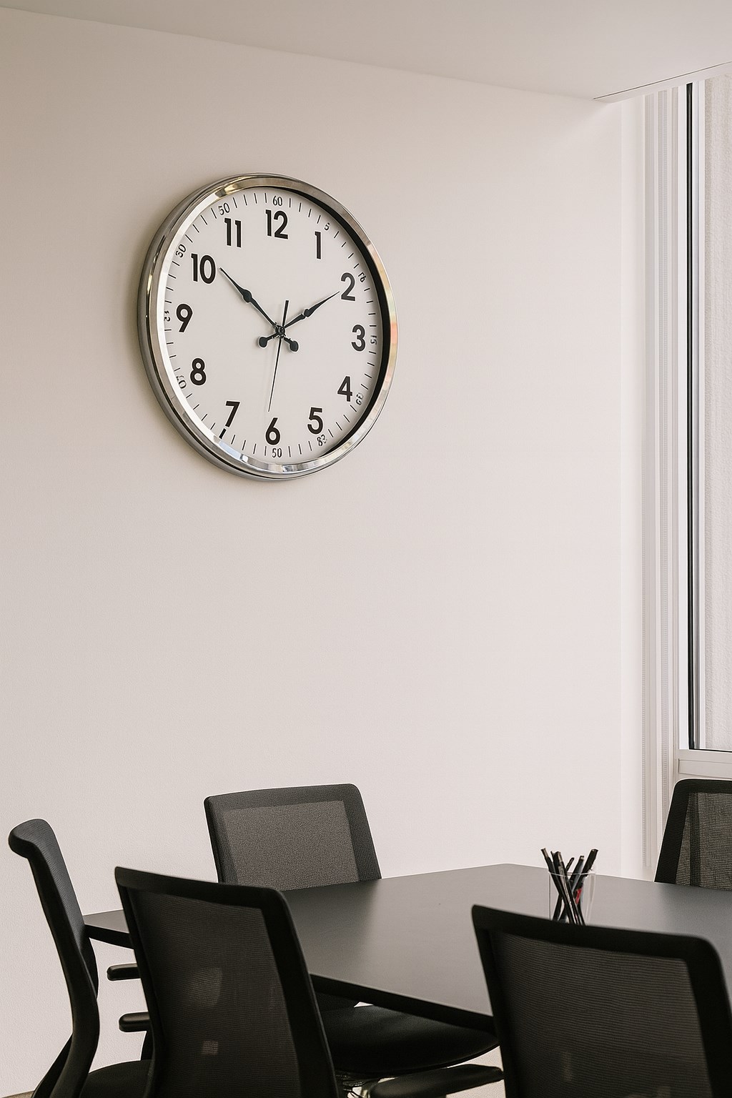 Zentime 52 Cm Krom Zarif Duvar Saati