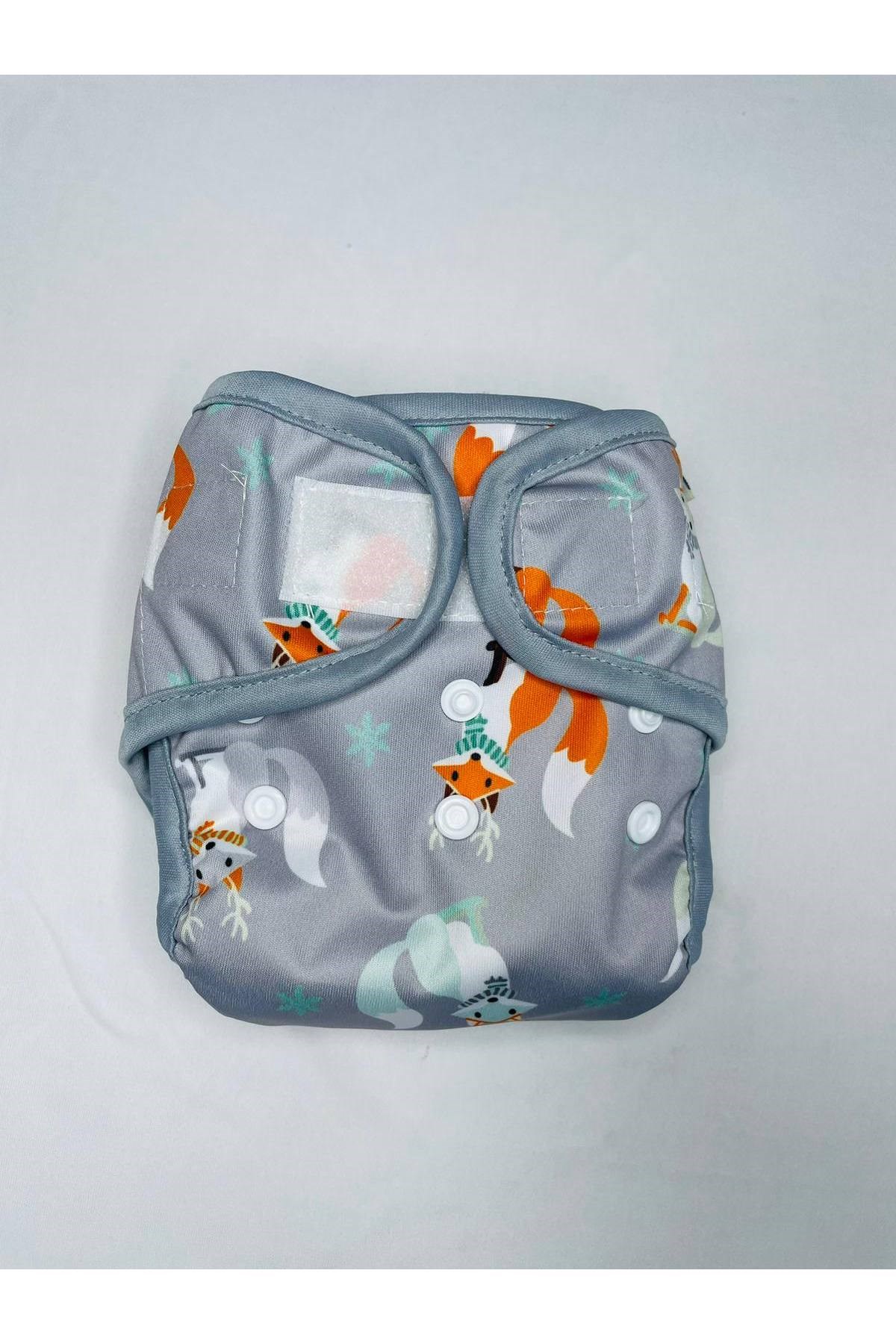 Yıkanabilir Bebek Bezi YeniDoğan Cover Dış Bez Tilki Desen YBB