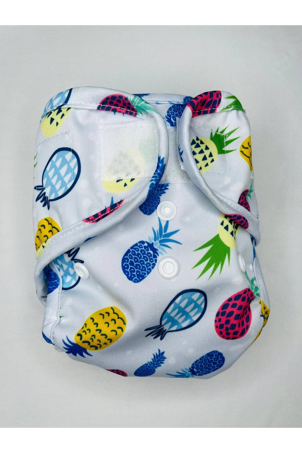 Yıkanabilir Bebek Bezi YeniDoğan Cover Dış Bez Ananas Desen YBB