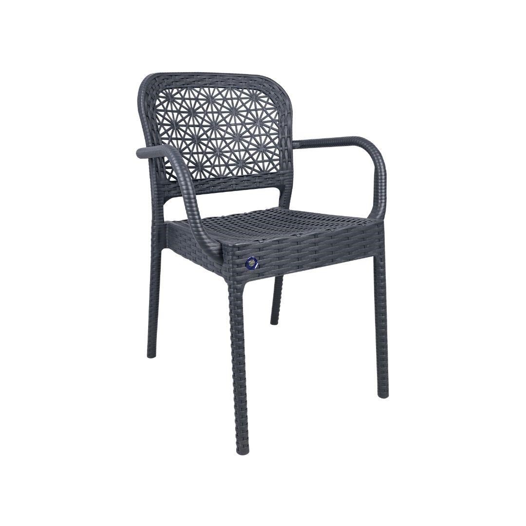 Mandella Ares Rattan Koltuk (6 Adet) Antrasit