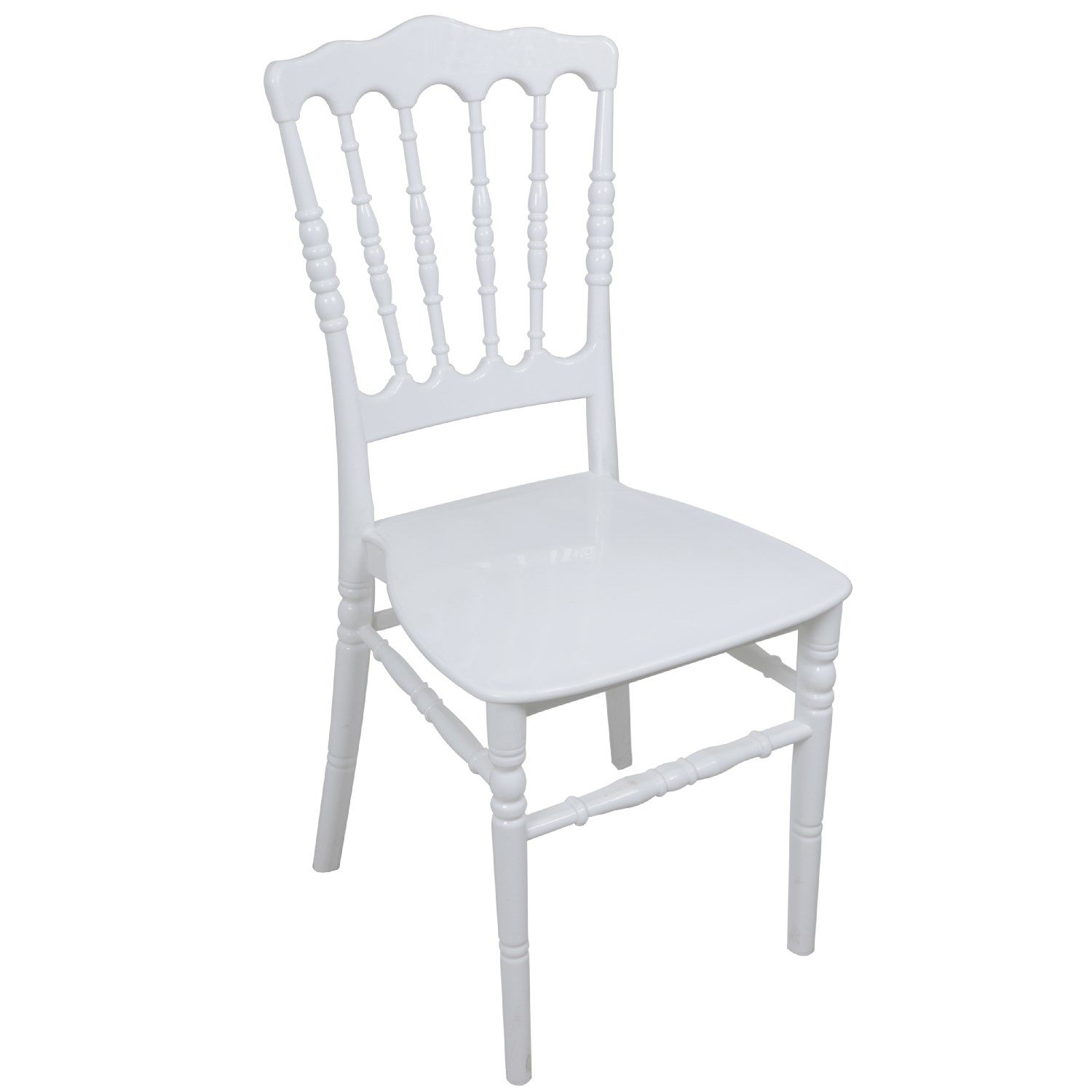 Mandella Silver Sandalye Napolyon Beyaz