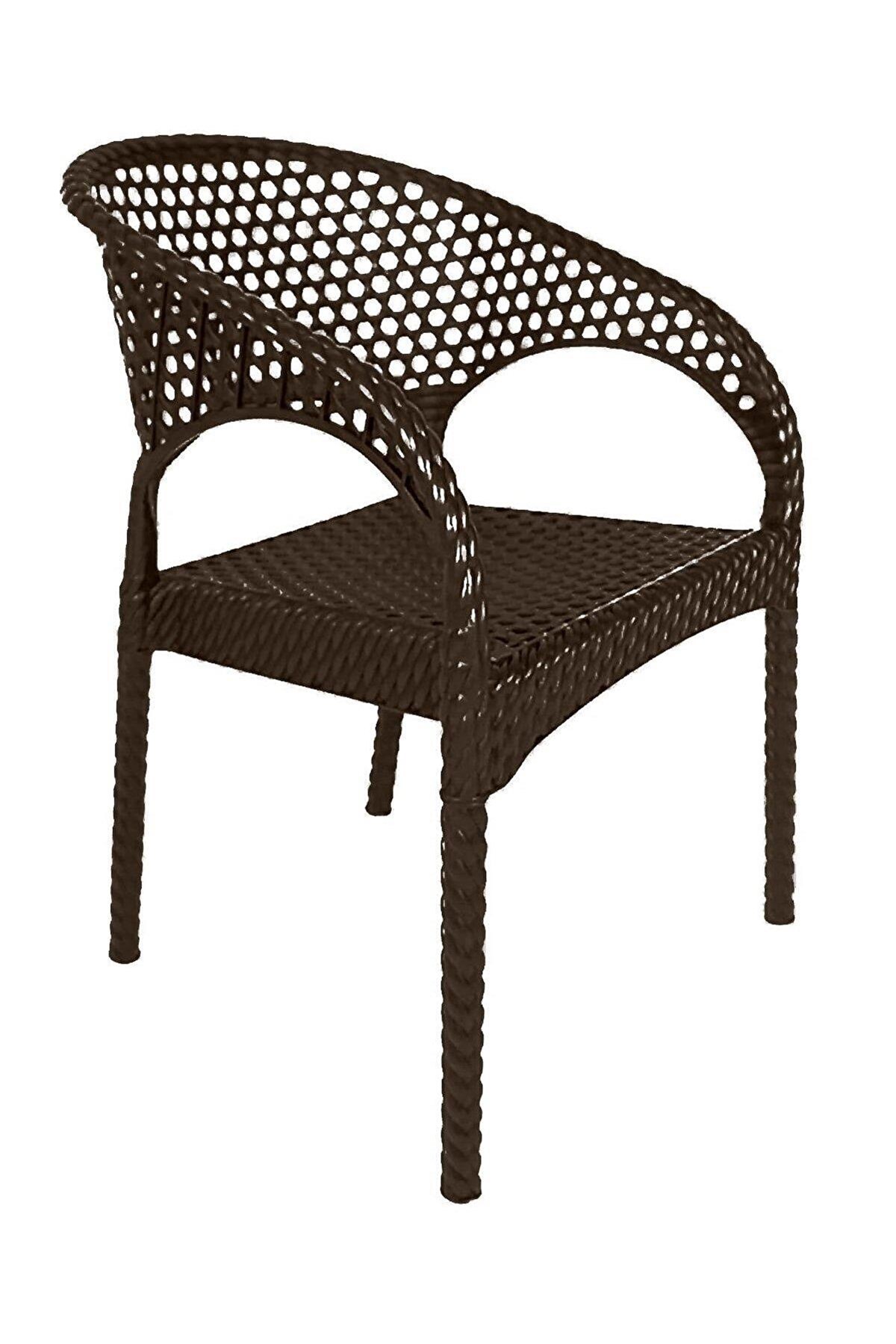 Mandella Regnum Örgü Koltuk Kahverengi