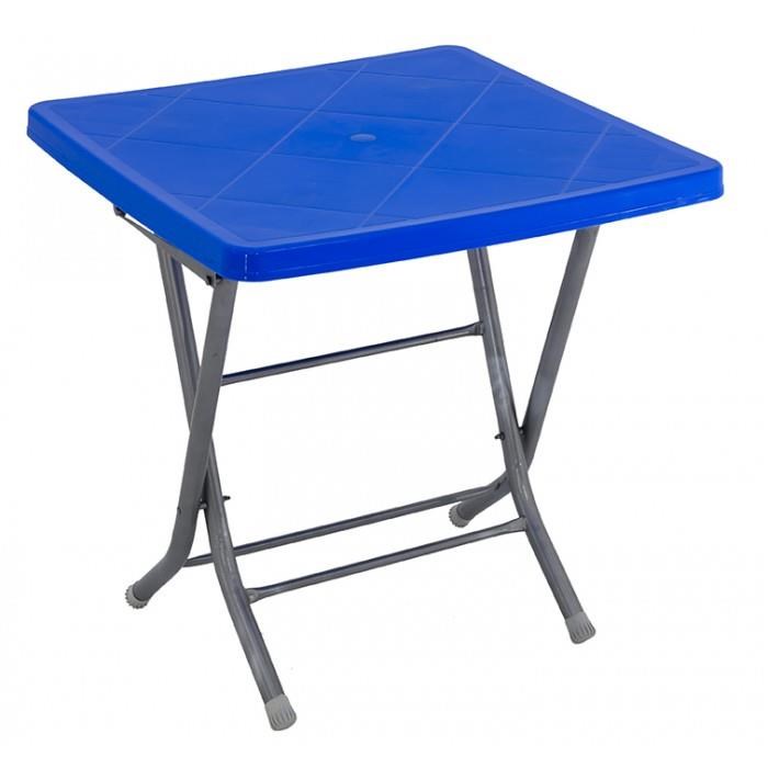 Mandella 80x80 Katlanır Ayaklı Masa Mavi