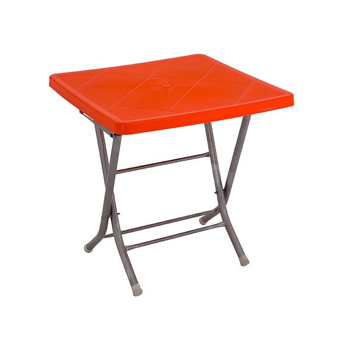 Mandella 80x80 Katlanır Ayaklı Masa Turuncu