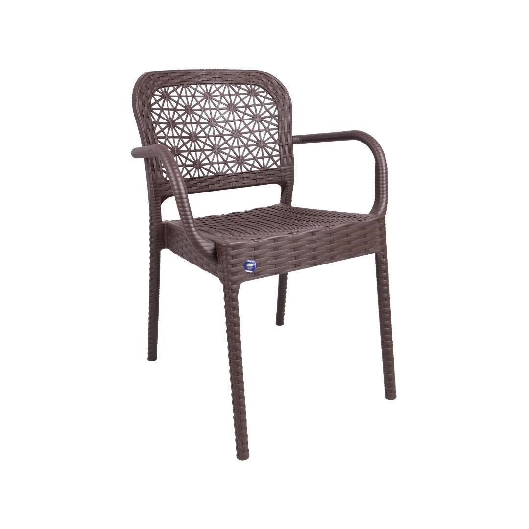 Mandella Ares Rattan Koltuk (6 Adet) Kahverengi