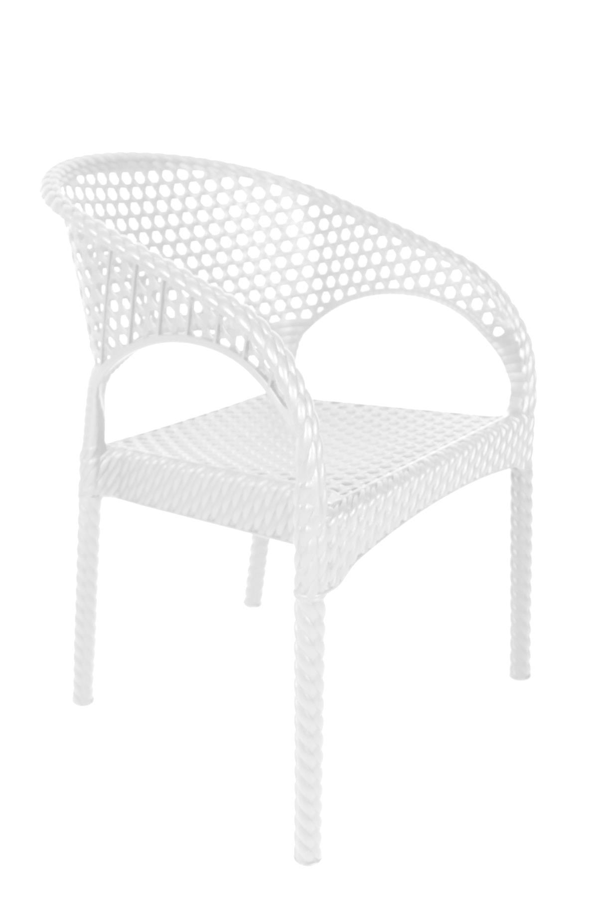 Mandella Regnum Örgü Koltuk Beyaz