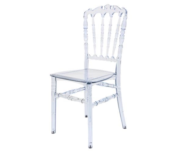 Mandella Karmen Şeffaf Kırılmaya Dayanıklı Sandalye Model 9 (4 Adet)