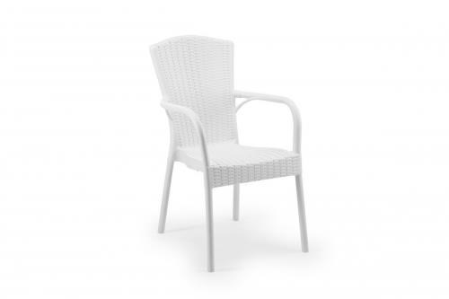 Mandella Doğa Rattan Koltuk (2 Adet) Beyaz