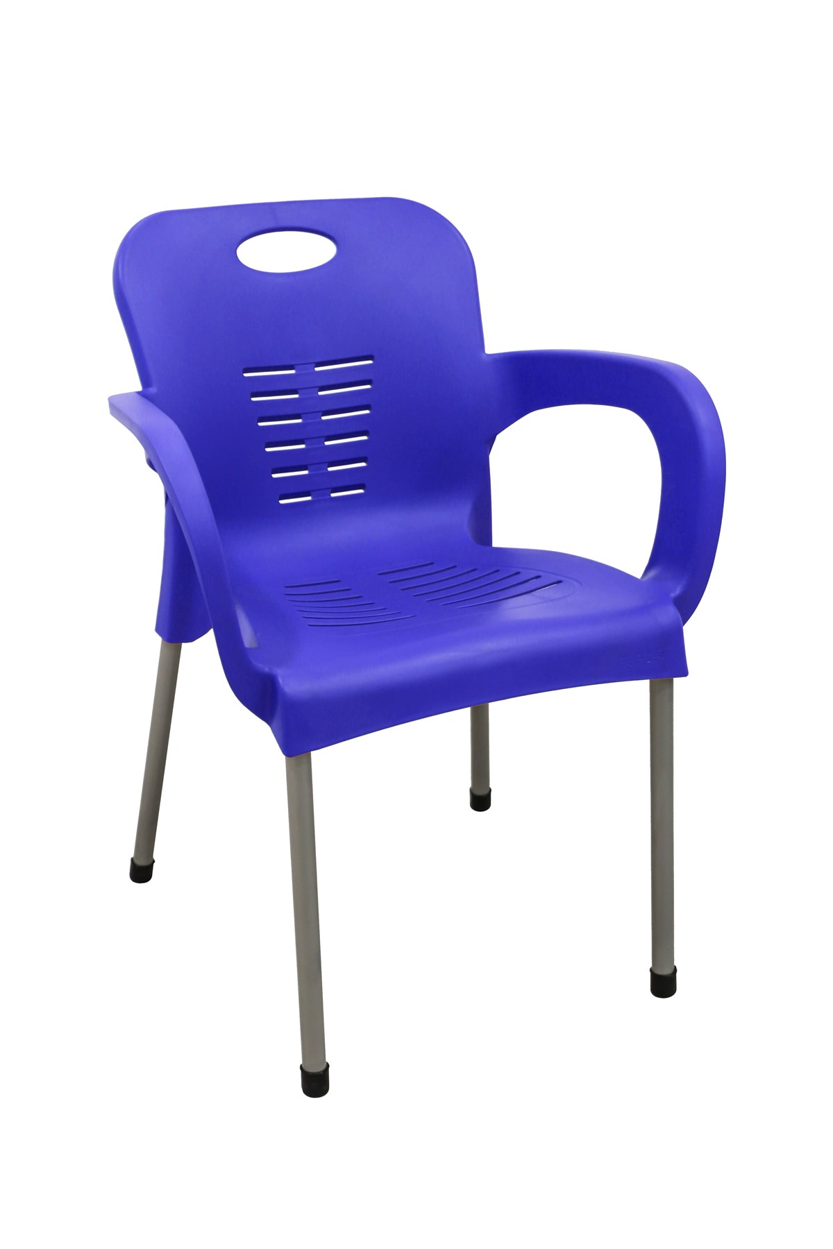 Mandella Nil Koltuk  (2 Adet) Demir Ayaklı Mavi