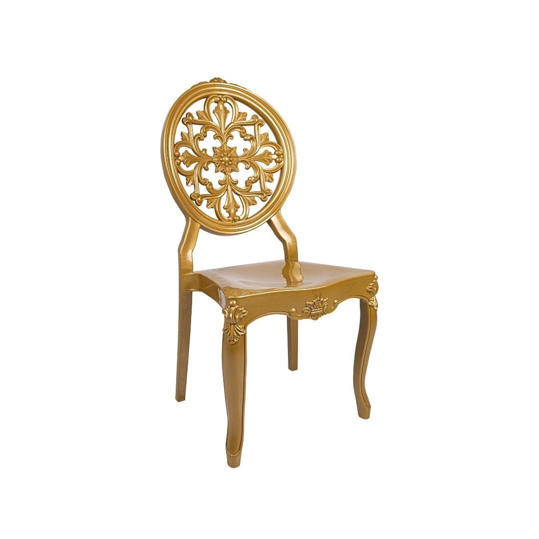 Mandella Diva Sandalye C Modeli (2 Adet) Gold