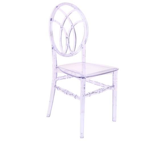 Mandella Karmen Şeffaf Kırılmaya Dayanıklı Sandalye Model 11 (4 Adet)