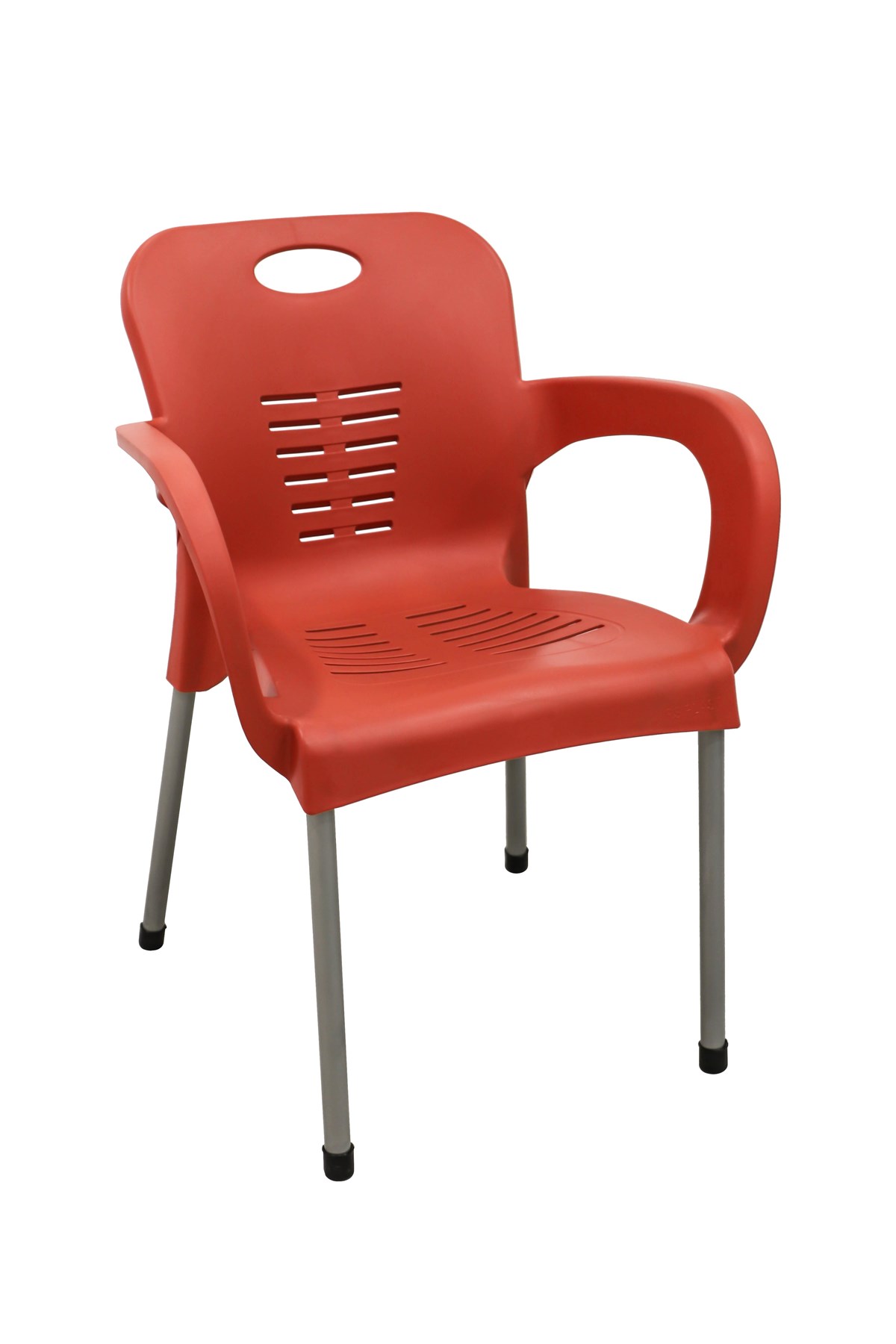 Mandella Nil Koltuk  (2 Adet) Demir Ayaklı Kırmızı