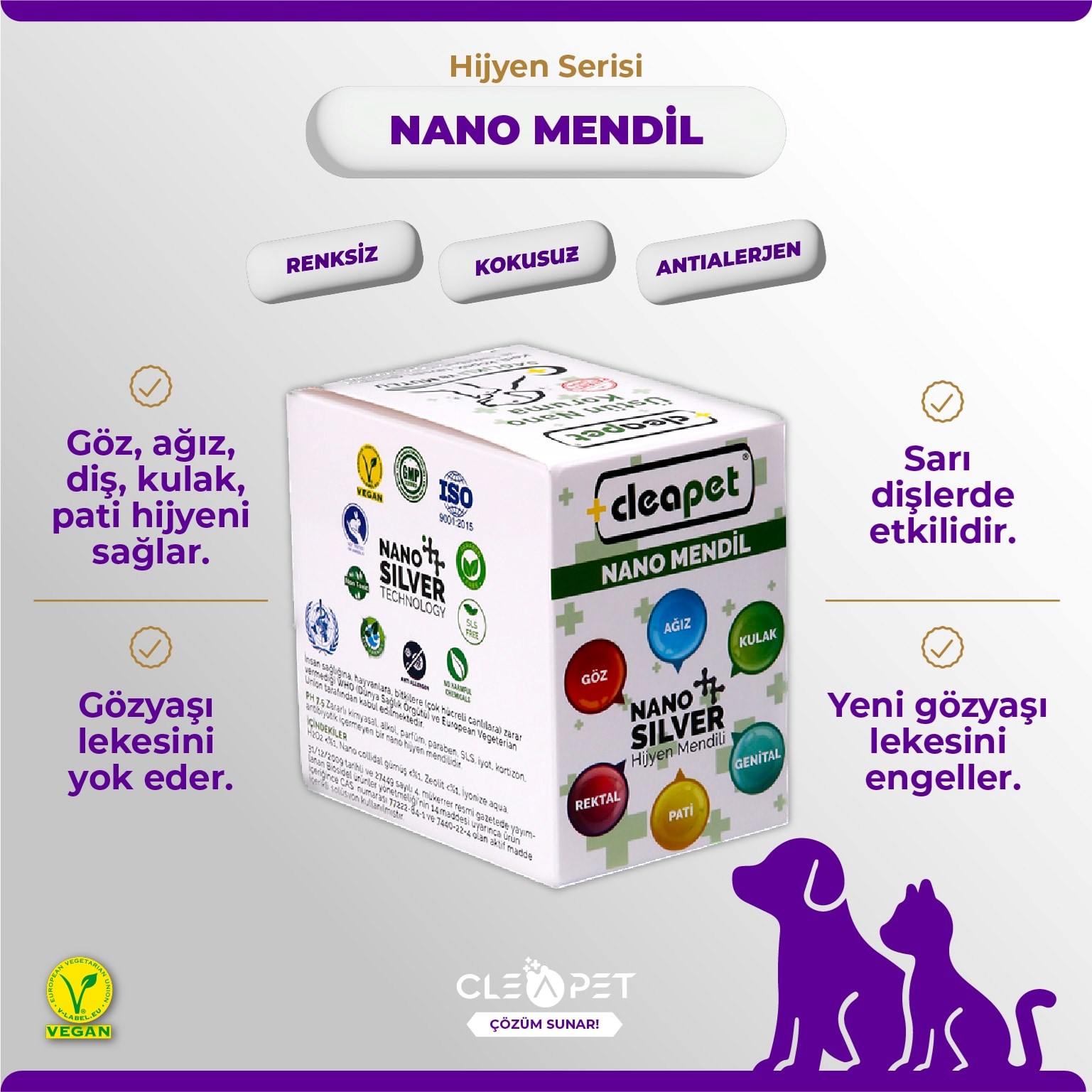 HİJYEN NANO MENDİL 20'Lİ