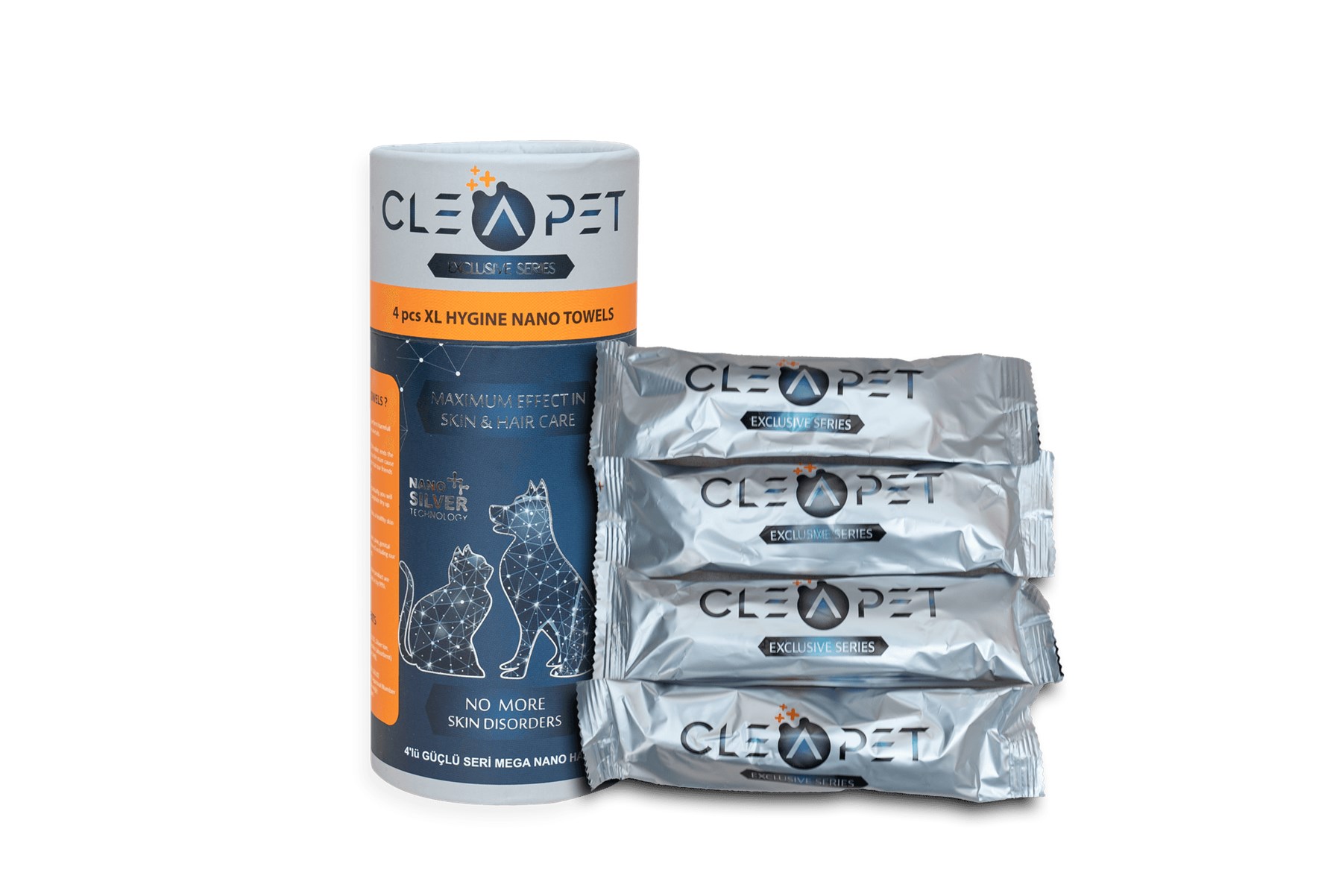 KOKU GİDERİCİ TÜY BAKIM HAVLUSU 4’lü Mega Nano Havlu