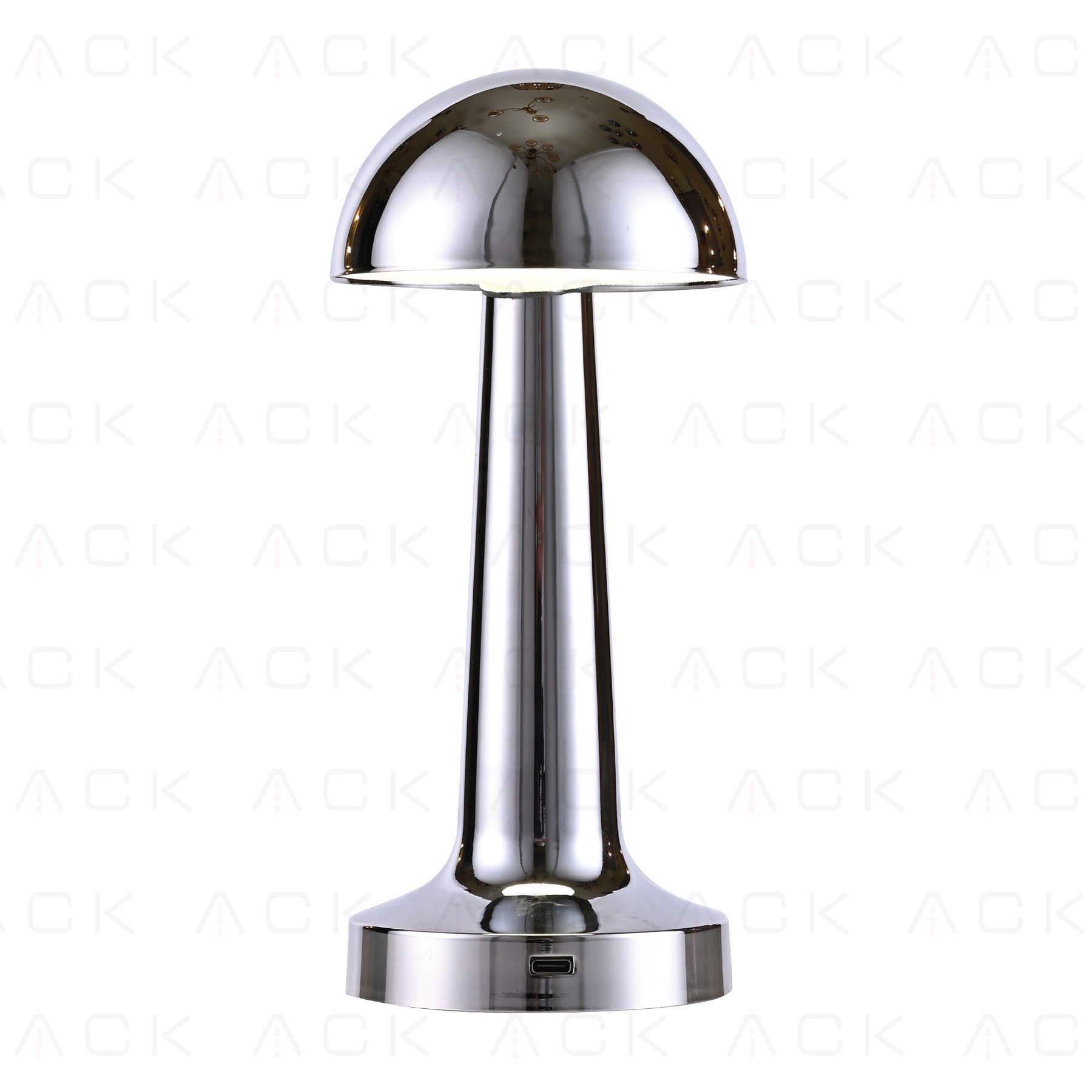 2W KROM GÖVDE LEDLİ DOKUNMATİK DİMLİ MASA LAMBASI