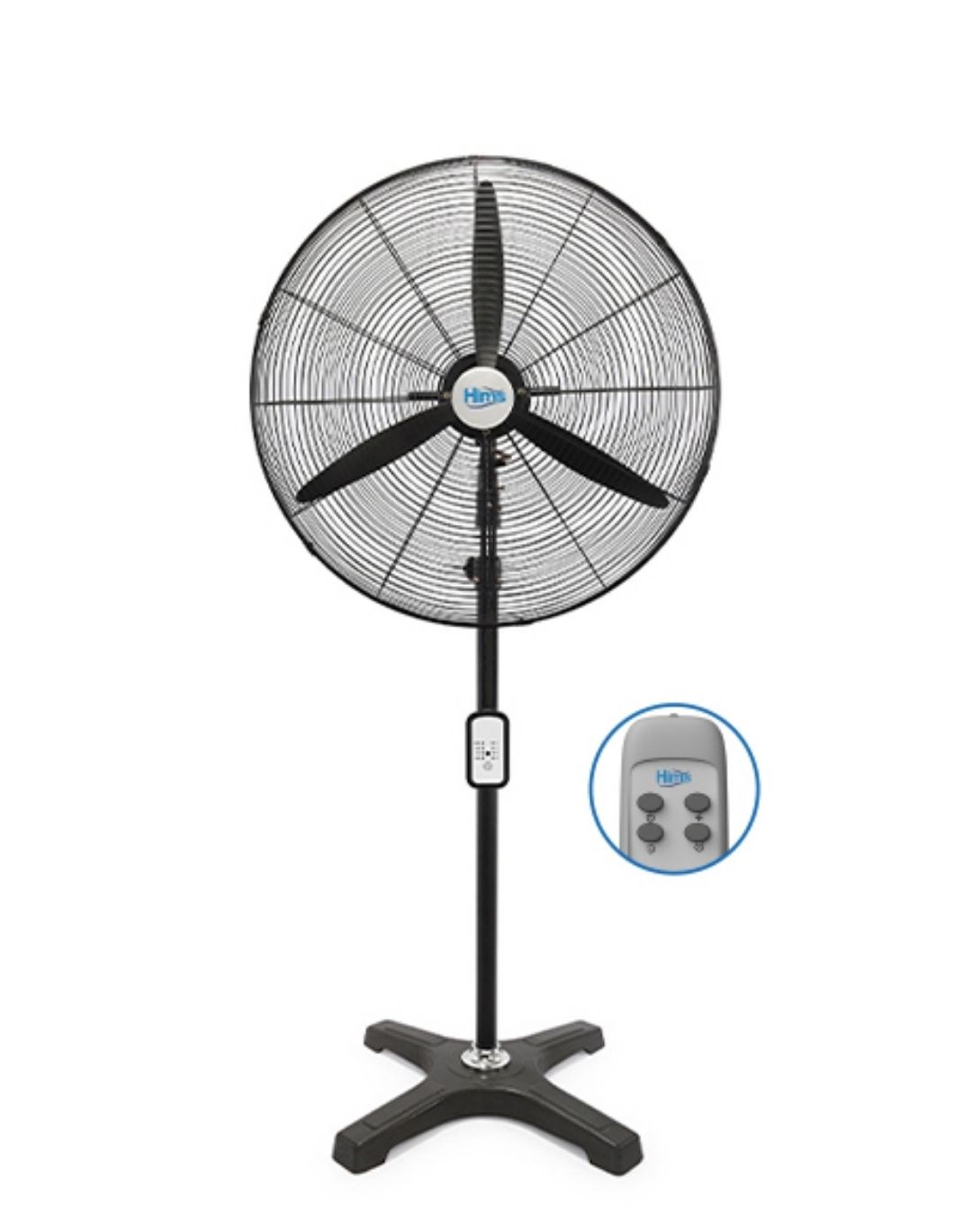 HIMS HEF-AK650 190W 65 CM SİYAH 3 KANAT KUMANDALI SANAYİ TiPİ VANTİLATÖR ASPİRATÖR