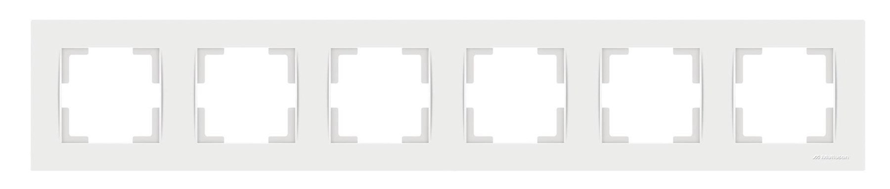 RİTA ALTILI YATAY ÇERÇEVE BEYAZ