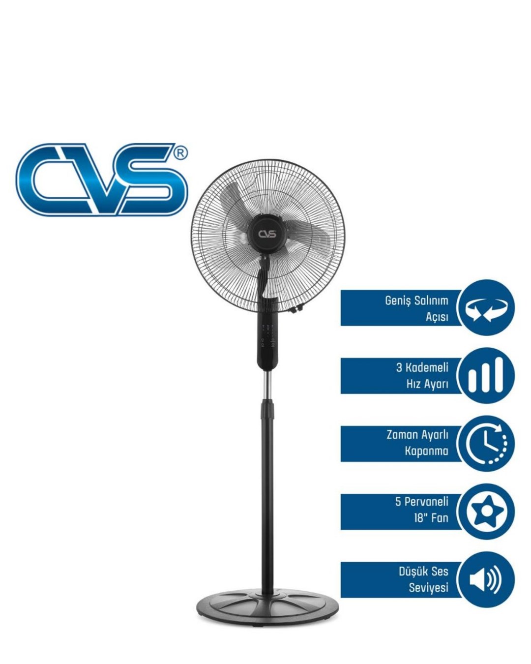 AYAKLI VANTİLATÖR CVS