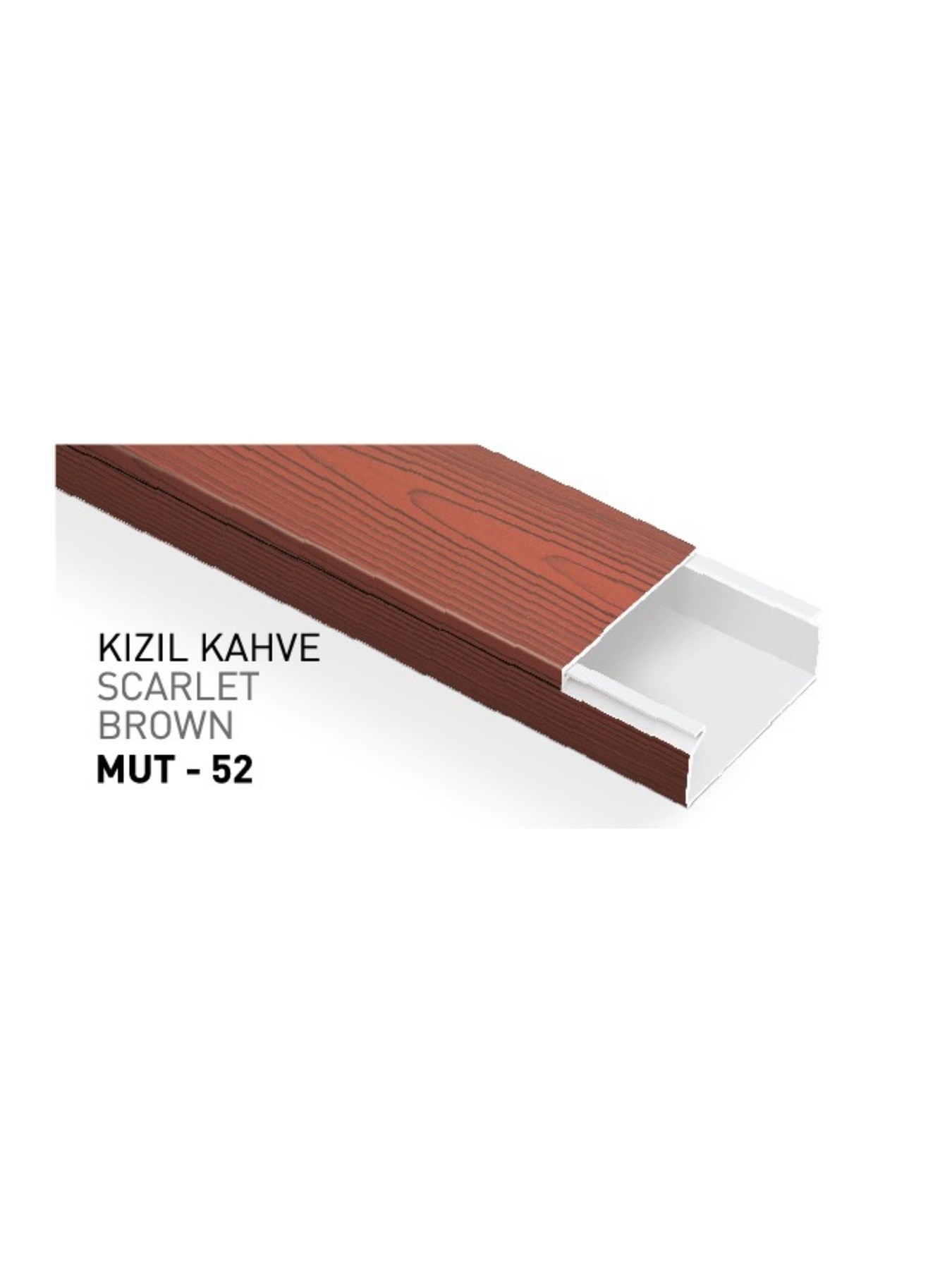 12X12 KABLO KAN.(YPŞB)(KIZ.KAHVE) SİDEM