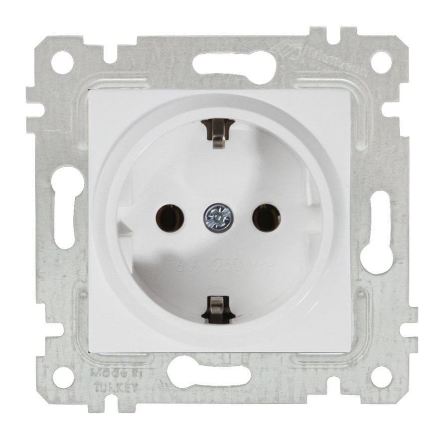 RİTA MEK TUŞ TOP.LI PRİZ BEYAZ 