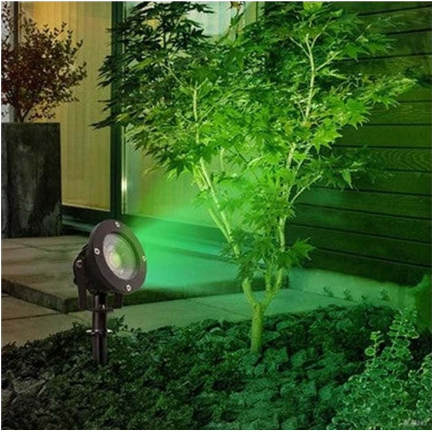 7W LED KAZIKLI BAHÇE ARMATÜRÜ (YEŞİL)