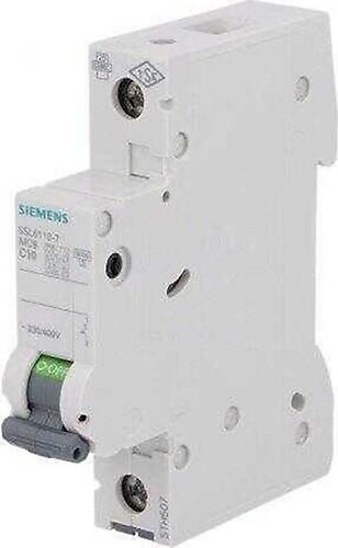 10A; 1 FAZLI; 5SL Classic ANAHTARLI OTOMATİK SİGORTA; 6kA; C TİPİ; YAVAŞ KARAKTERLİ