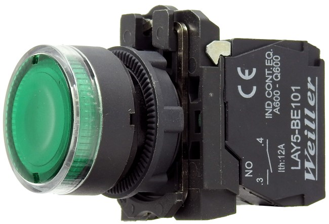 SW-AW3375 22 MM LEDLİ IŞIKLI YAYLI BUTON START (110-240)VAC