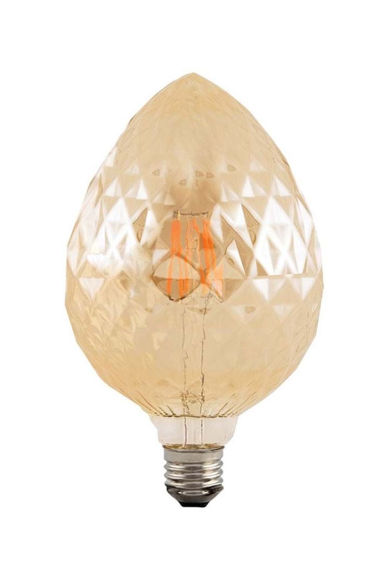 4W 220-240V E27 2200K G95 LED RUSTIK AMPUL