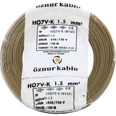 H07V-K (NYAF) 1X1,5 KAHVE