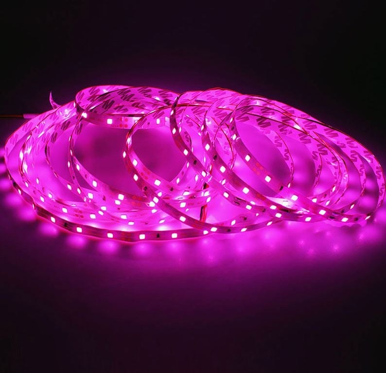 10 ÇİP ŞERİT LED İÇ MEKAN (PEMBE)