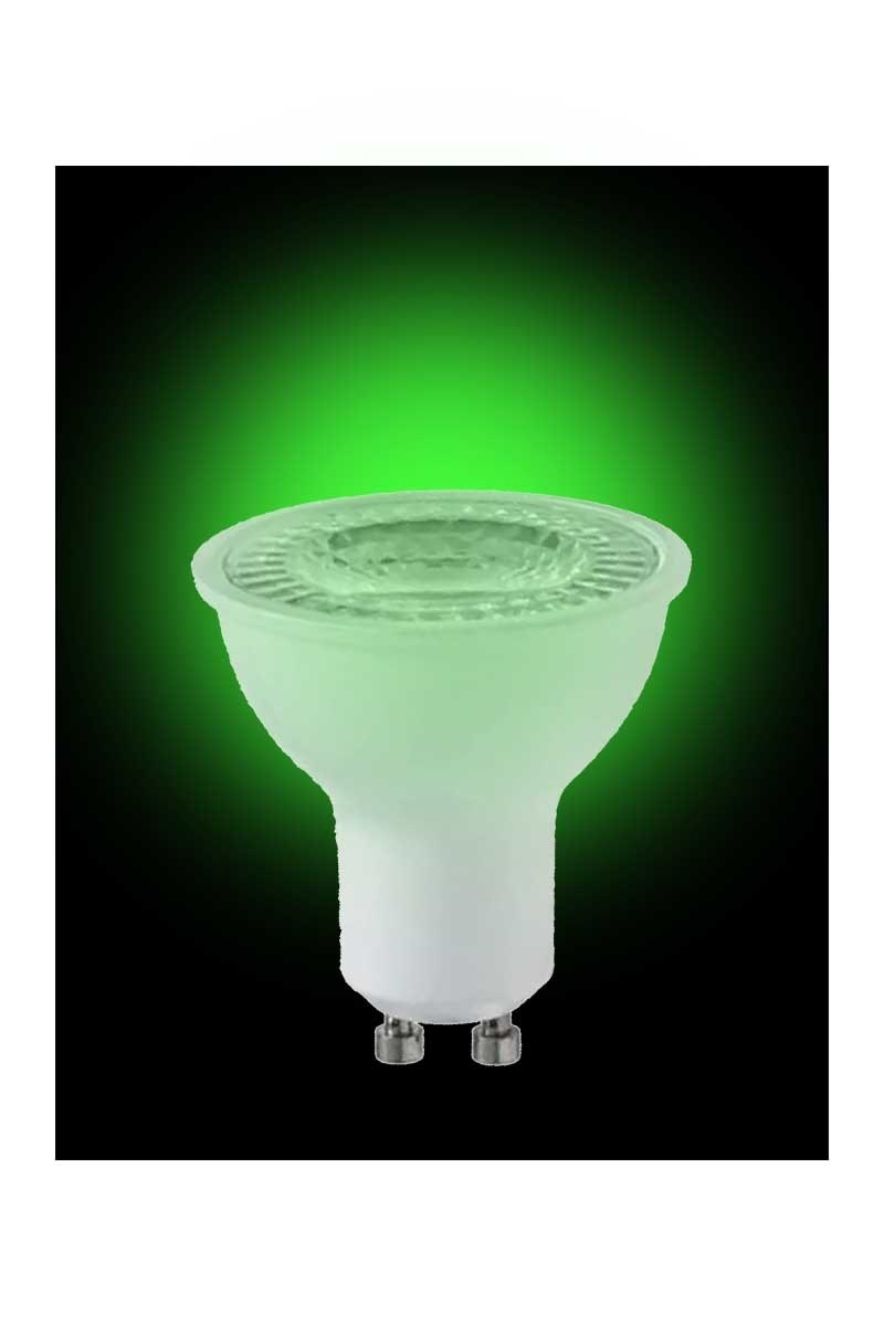 8W LED AMPUL (GU-10) (YEŞİL)