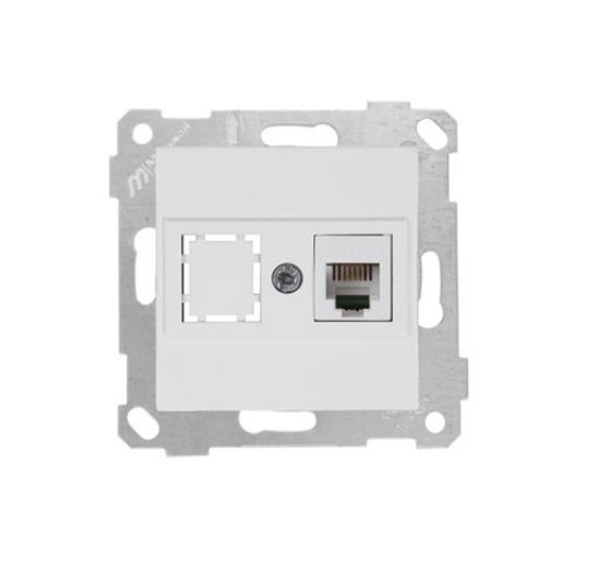 RİTA MEK TUŞ TELEFON PRİZİ 1XRJ12 BEYAZ