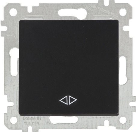 RİTA MEK TUŞ DEVİATÖR(ARA VAVİEN)(VİDALI) SİYAH