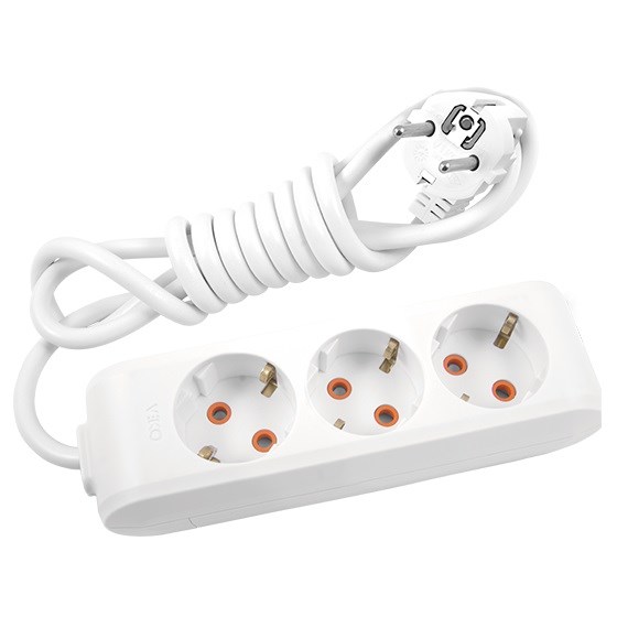 MULTİ-LET ÜÇLÜ PRİZ TOPRAKLI KABLOLU Ç.K. 2 MT