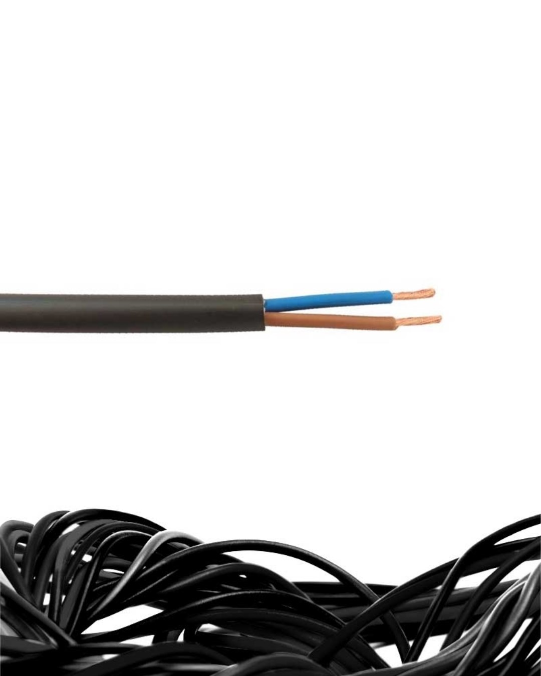 H05VV-F (TTR) 2X0,75 SİYAH