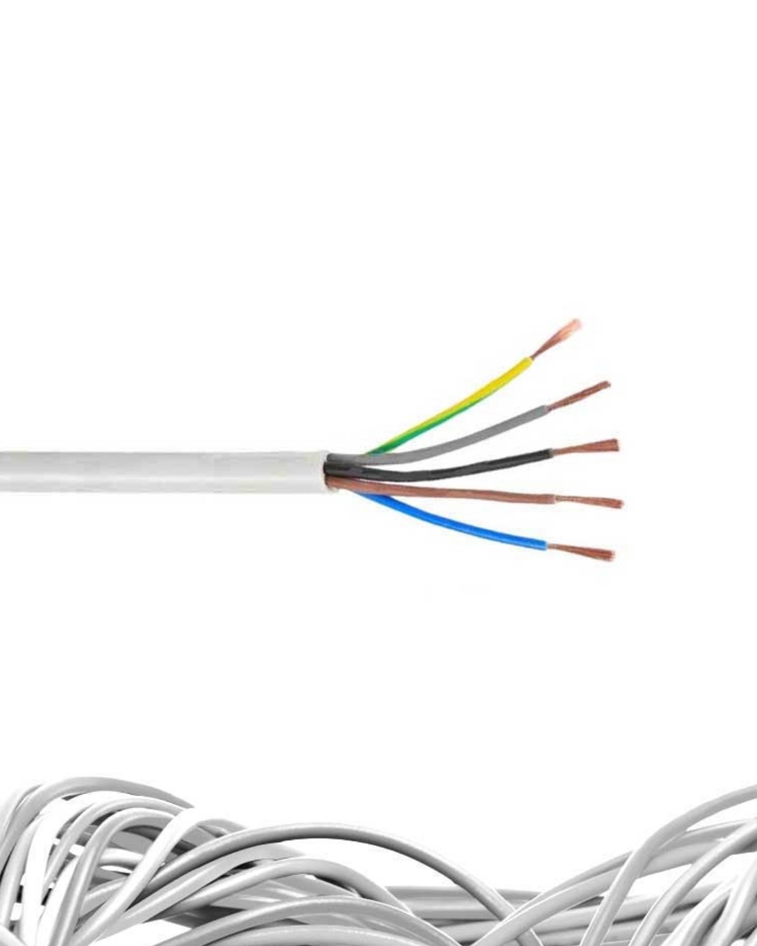 H05VV-F (TTR) 5X1,5 BEYAZ