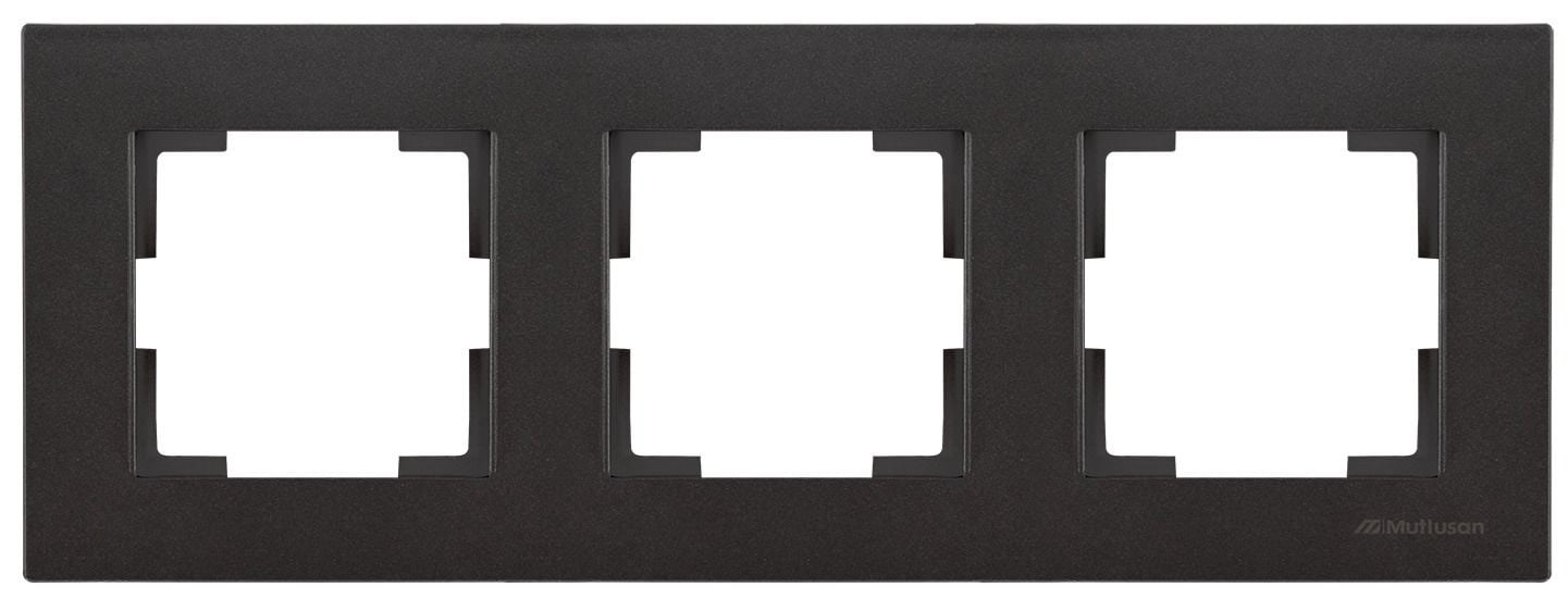 RİTA ÜÇLÜ YATAY ÇERÇEVE SİYAH