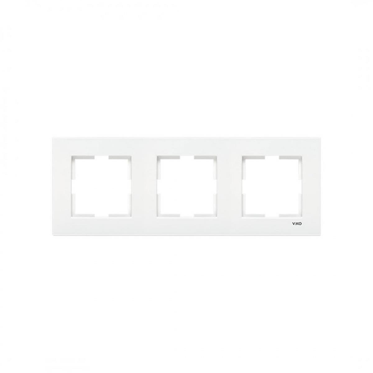 KARRE BEYAZ ÜÇLÜ ÇERÇEVE