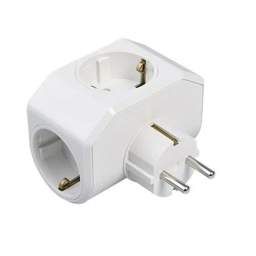 YONCA PLUS BEYAZ ÜÇLÜ TOPRAKLI PRİZ