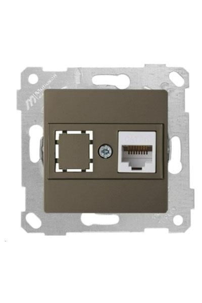 RİTA MEK TUŞ DATA PRİZİ 1*RJ45 (CAT6) ANTRASİT