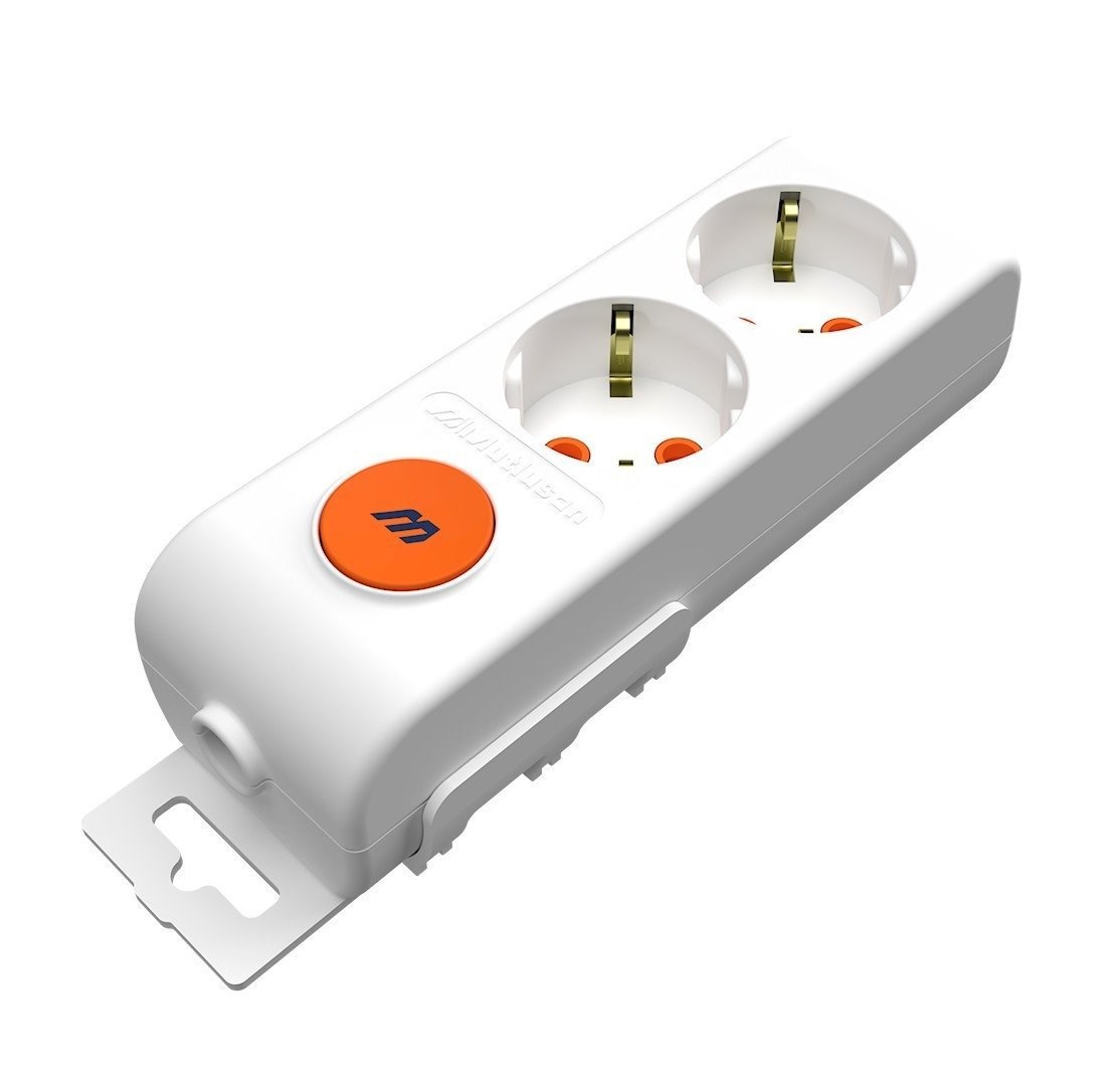 RI-TECH İKİLİ TOP.LI GRUP PRİZ(Ç.K.)(3 MT)