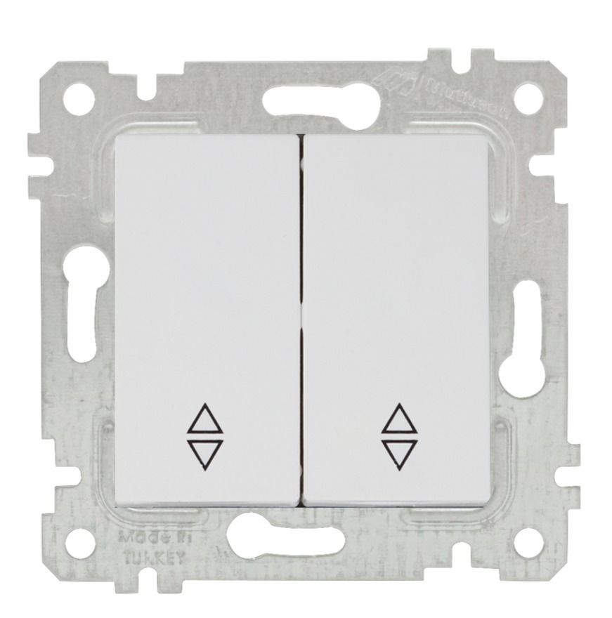 RİTA MEK TUŞ KOMÜTATÖR VAVİEN(VİDALI) BEYAZ