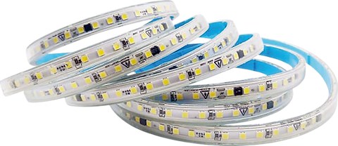 220 V 10 ÇİP ŞERİT LED  ( GÜNIŞIĞI ) (YAPIŞKANLI)