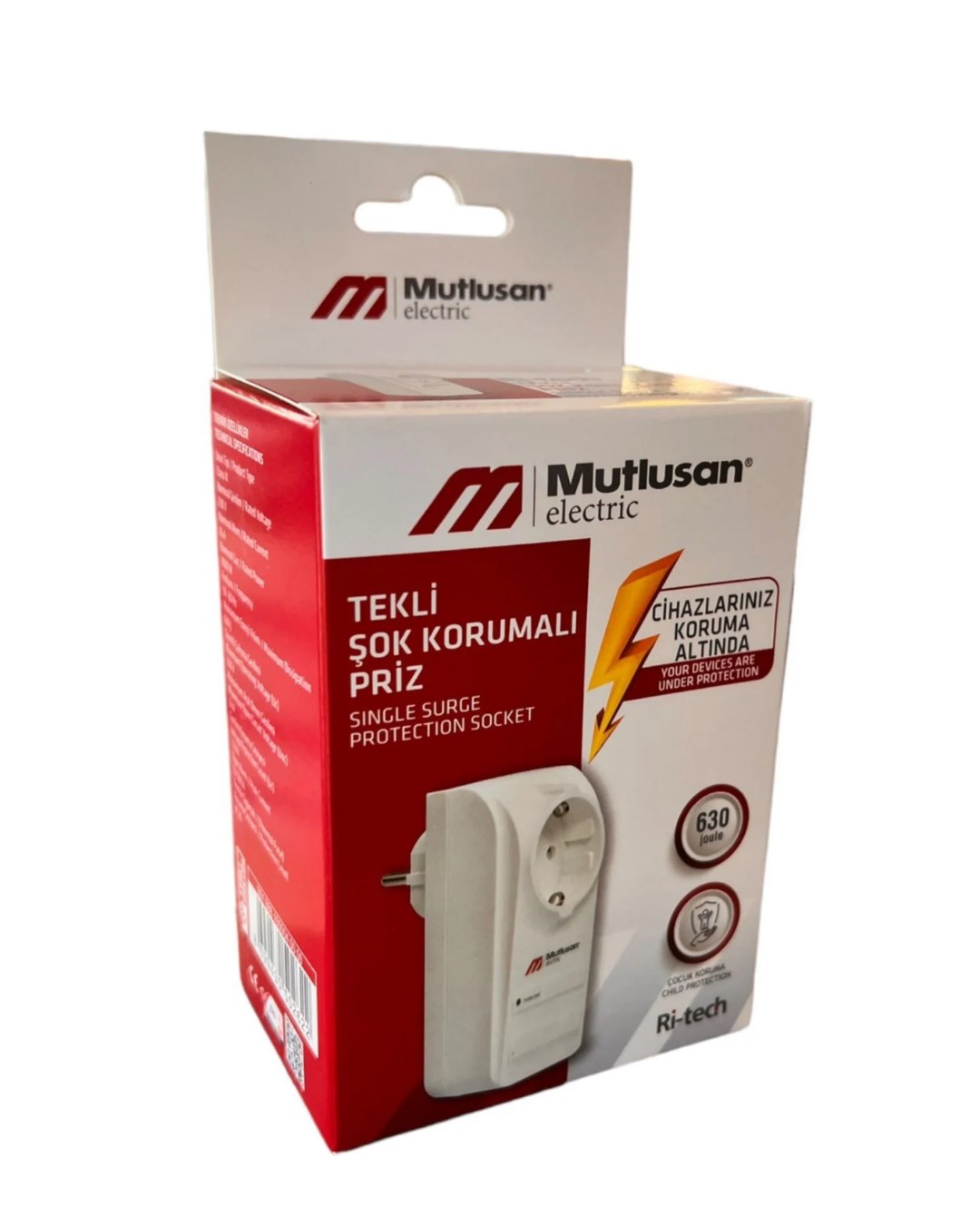 TEKLİ ŞOK KORUMALI PRİZ AKIM KORUMALI