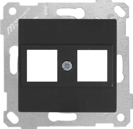 RİTA MEK TUŞ DATA PRİZİ 2*RJ45 (KON.SÜZ) SİYAH
